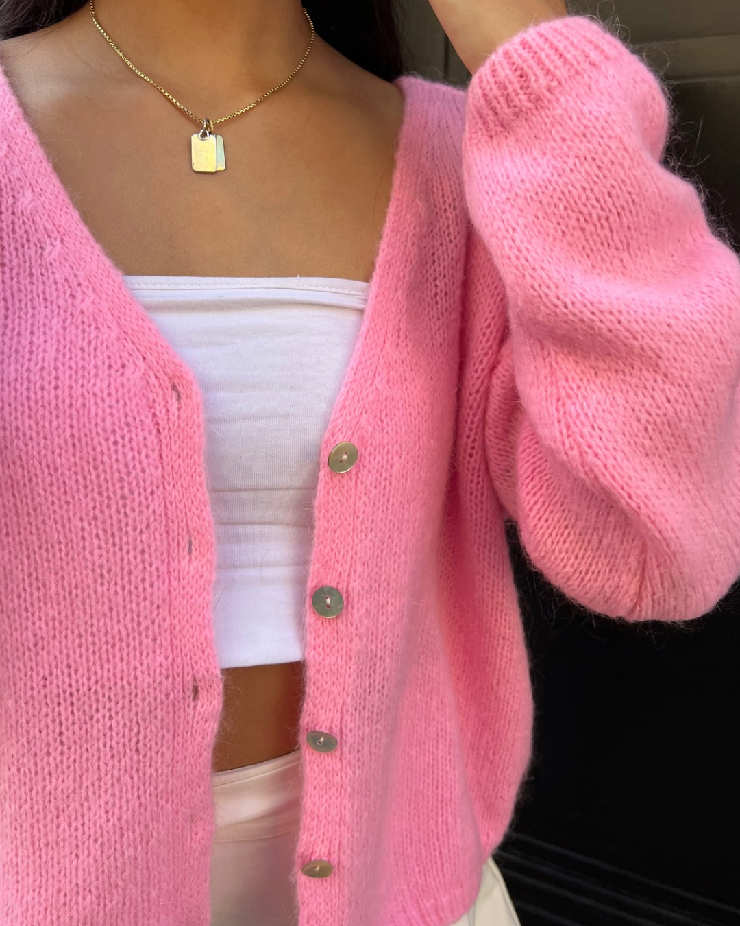 TAYLOR CARDIGAN PINK