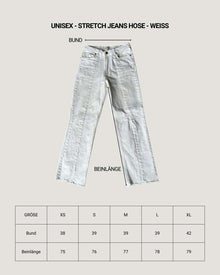 strechy jeans white