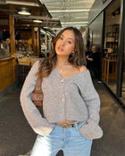 kendall knit sweater mauve